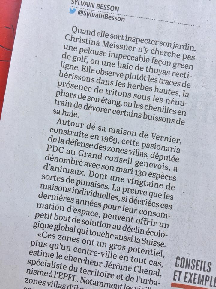 Préservons la zone villas et toute leur biodiversité