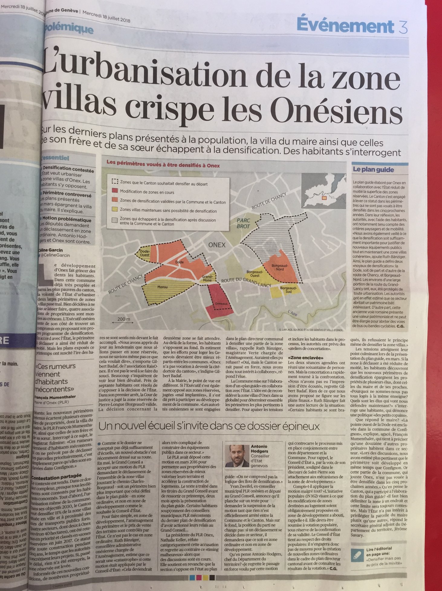 Zone villas Onex