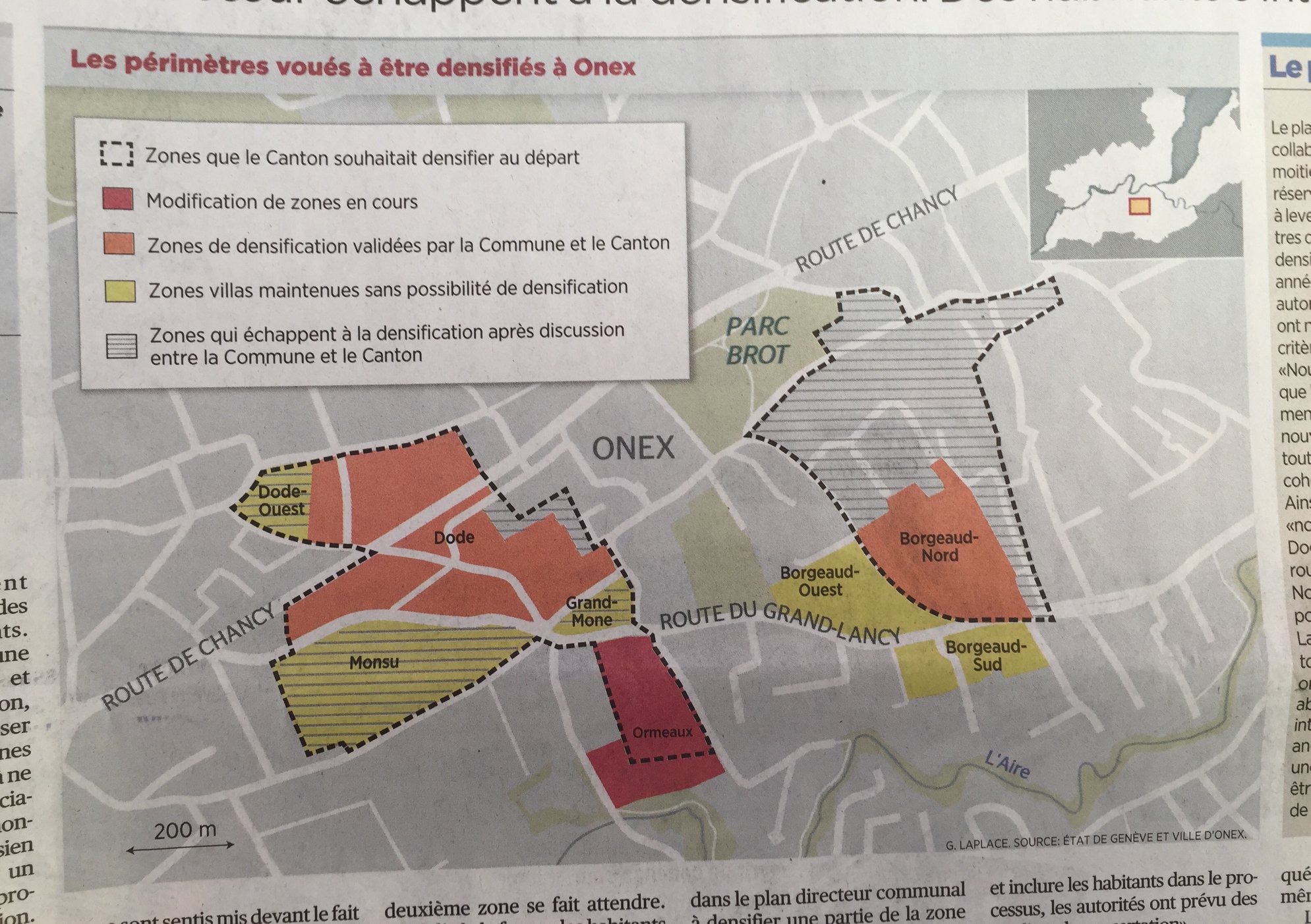 Zone villas Onex